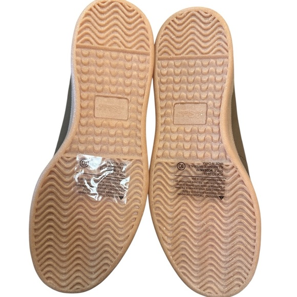 La Sheelah Modern Sneaker Size 10 Brown White Stripe Detail Lace Up Round Toe - Picture 8 of 11